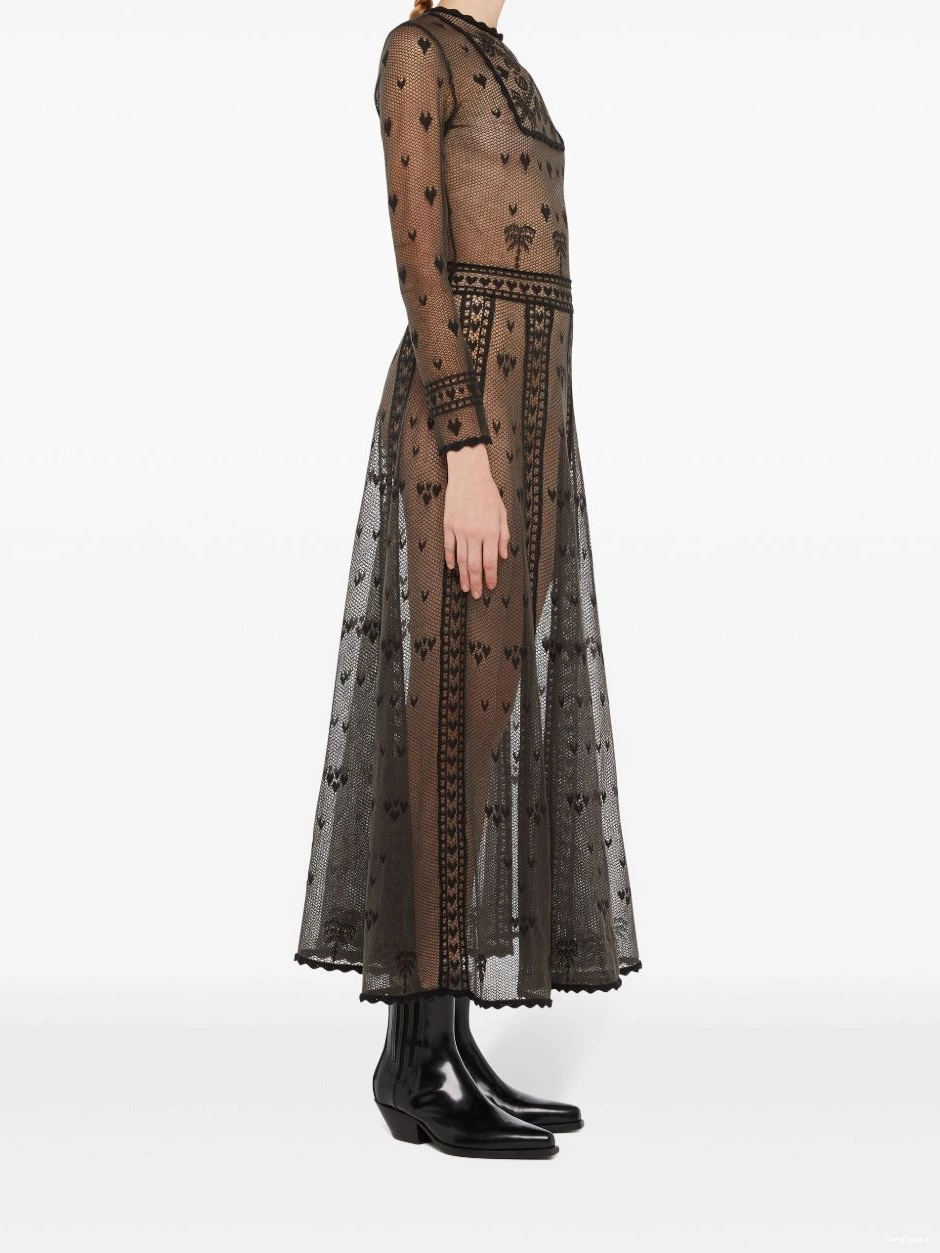 Affordable Women sheer dress embroidered Alanui 0815